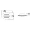 Avertisseur à encastrer ABS blanc 12V 105 dB - Osculati - N°3 - comptoirnautique.com