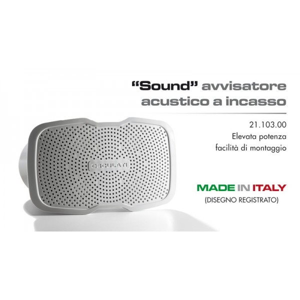 Sound flush-mounted horn, Oblong version - N°4 - comptoirnautique.com