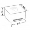 Avertisseur à membrane Q Box blanc  - N°4 - comptoirnautique.com 
