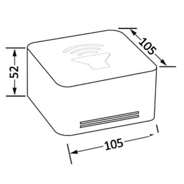 Bocina de membrana cromada Q Box - N°3 - comptoirnautique.com 