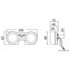 Tromba compatta a doppio diaframma 110 dB 12V - N°2 - comptoirnautique.com