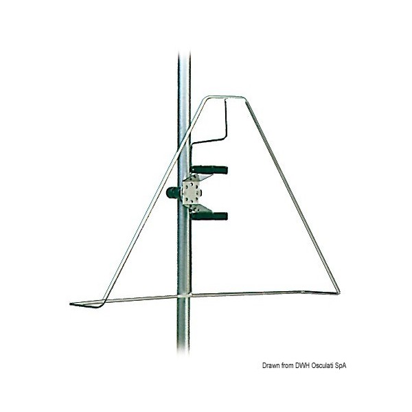 Soporte de acero inoxidable para 22.416.xx  - N°1 - comptoirnautique.com 