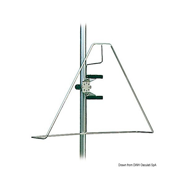 Supporto in acciaio inox per boa in ferro-a-cavallo 22.420.00 - N°1 - comptoirnautique.com