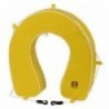 Kit boa in ferro-a-cavallo giallo in PVC con supporto e boa luminosa