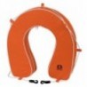 PVC orange horseshoe buoy, equipped version