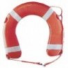 Horseshoe buoy polyethylene and expanded polyurethane