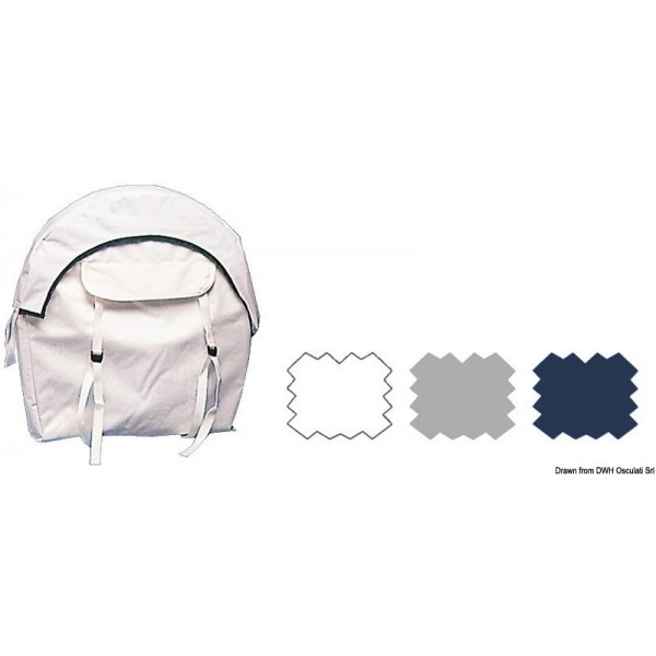 Copertura in PVC bianco per boa in ferro-a-cavallo 22.416.xx - N°1 - comptoirnautique.com
