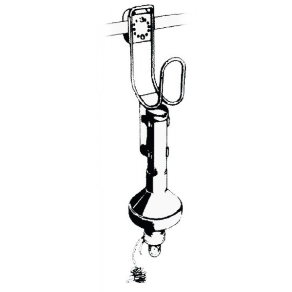 Staffa in acciaio inox-boa a corona - N°2 - comptoirnautique.com