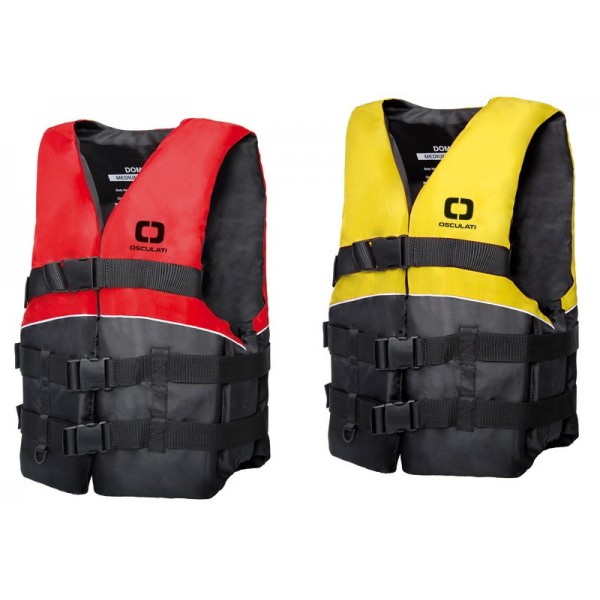 Aide flottaison Dominator Ski rouge fluo junior  - N°1 - comptoirnautique.com 