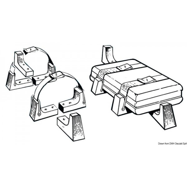 Raft mounting kit in hard case - N°1 - comptoirnautique.com 