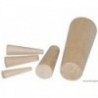 Set of 10 wooden safety cones from 8 to 38 mm