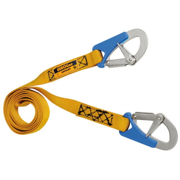 Euro Lightline 2 m lifeline 2 karabiners Quick release - N°1 - comptoirnautique.com