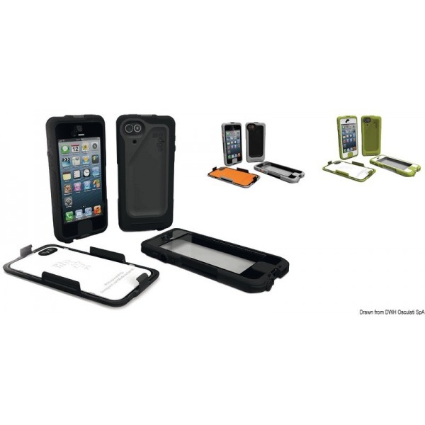 Custodia impermeabile nera per iPhone 5 - N°1 - comptoirnautique.com