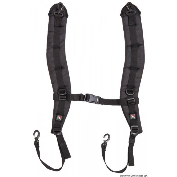 Spallacci neri imbottiti per Voyager SR-02  - N°1 - comptoirnautique.com