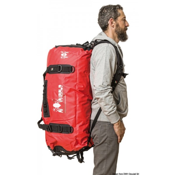 AMPHIBIOUS Borsa impermeabile nera 100 l - N°2 - comptoirnautique.com