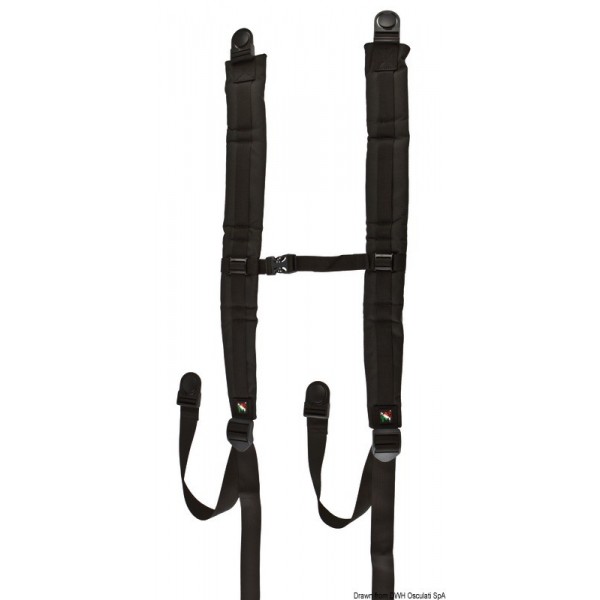Amphibious padded shoulder straps for Cargo - N°1 - comptoirnautique.com 