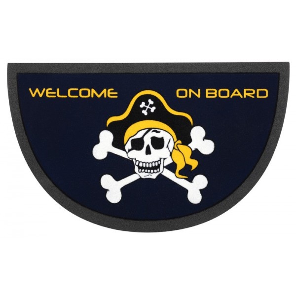 Half-moon anti-slip doormat Format 40x68cm Pirate - N°1 - comptoirnautique.com 