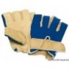 XL half-finger leather gloves