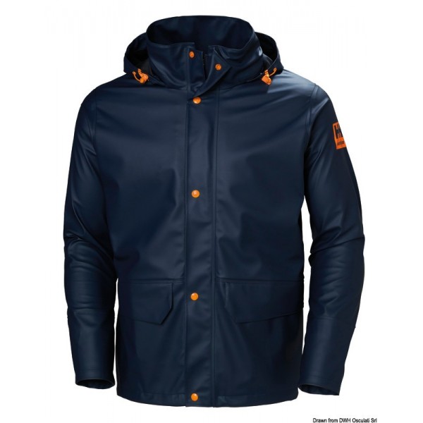 HH Gale Rain jacket navy blue S - N°1 - comptoirnautique.com