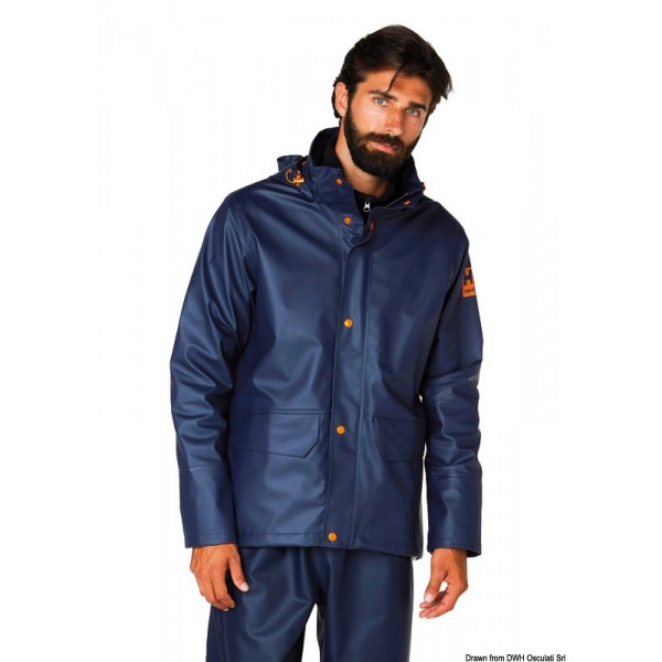 HH Gale Rain jacket navy blue S - N°2 - comptoirnautique.com