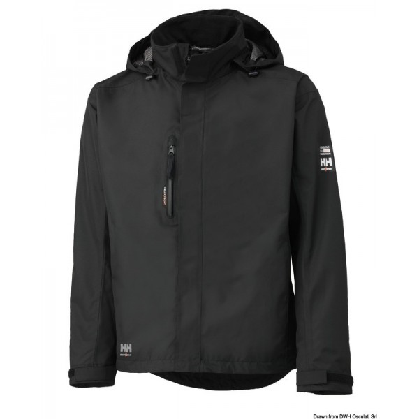 Chaqueta HH Haag negra S - N°1 - comptoirnautique.com 