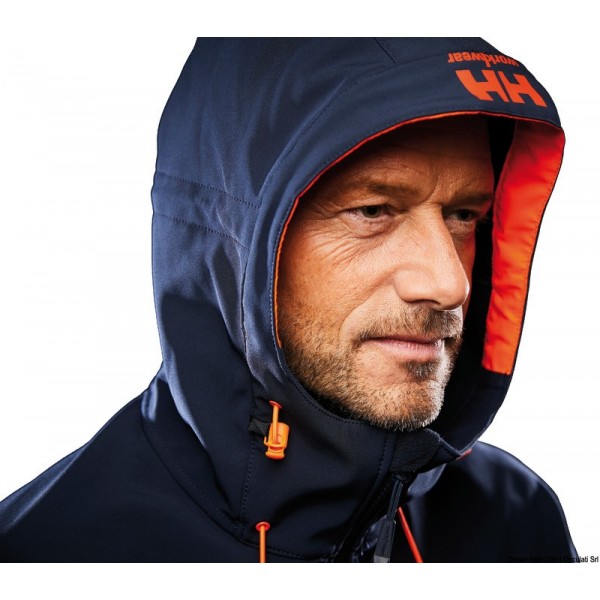 HH Chelsea Evo Giacca Softshell con cappuccio blu navy S - N°3 - comptoirnautique.com