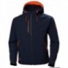 HH Chelsea Evo Giacca Softshell con cappuccio blu navy XL