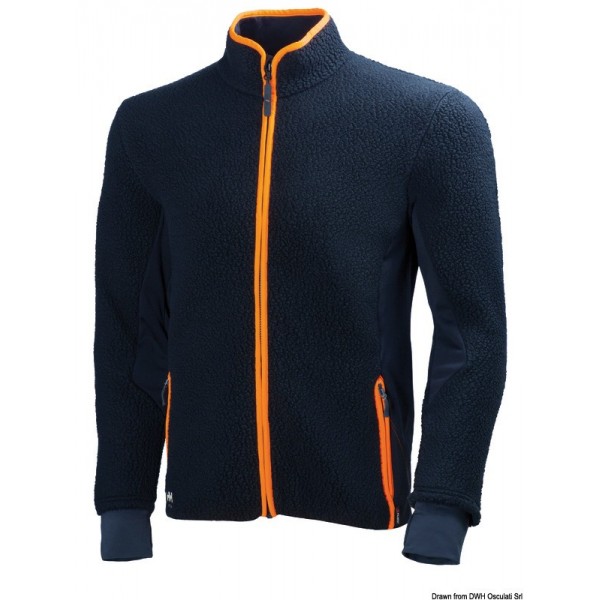 HH Chelsea Evo giacca in pile blu navy S - N°1 - comptoirnautique.com