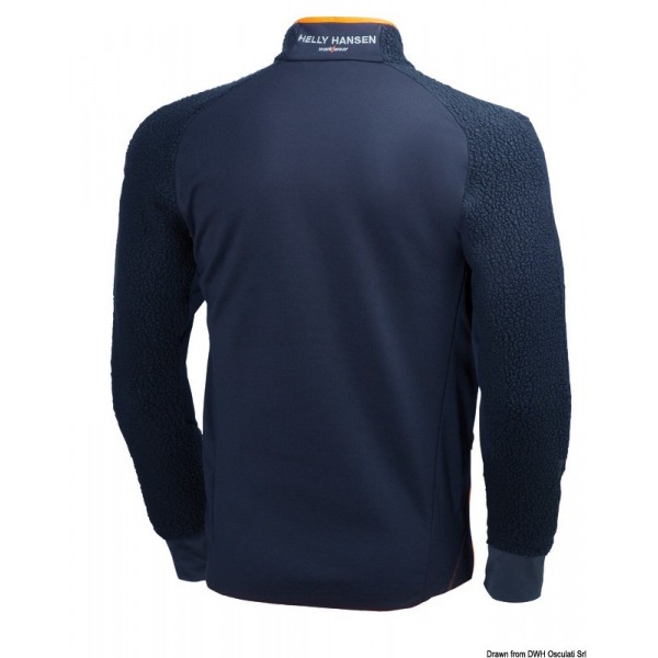 HH Chelsea Evo giacca in pile blu navy S - N°2 - comptoirnautique.com