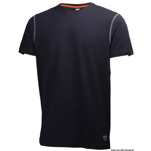 T-shirt HH Oxford blu navy M  - N°1 - comptoirnautique.com