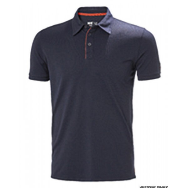 Polo HH Kensington Tech blu navy M - N°1 - comptoirnautique.com