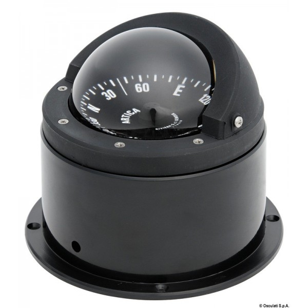 RIVIERA Bussola Vega BA3 con rosone nero - N°1 - comptoirnautique.com