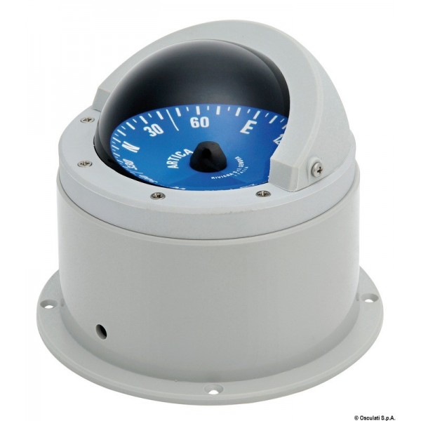 RIVIERA Vega BA3 compass with blue rose - N°1 - comptoirnautique.com