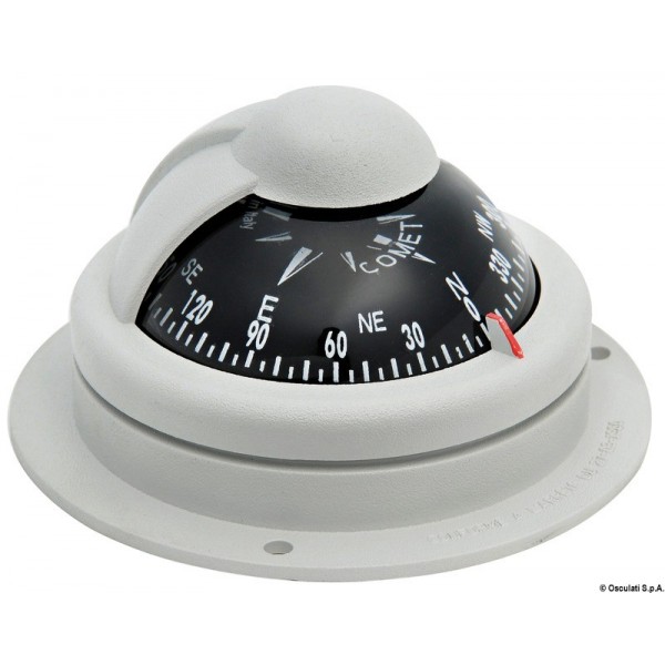 RIVIERA Comet 1" bussola grigia per montaggio in superficie - N°1 - comptoirnautique.com