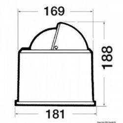 Compas White Star 5" sur fût
