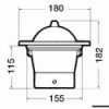 Brújula incorporada RIVIERA BW1 de 5 - N°2 - comptoirnautique.com