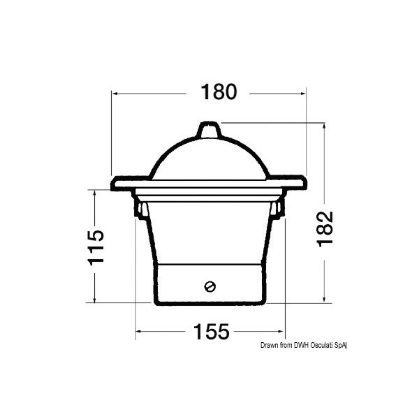 Brújula de 5" RIVIERA BW1/AV - N°2 - comptoirnautique.com