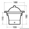 Bussola da 5" RIVIERA BW1/AV - N°2 - comptoirnautique.com