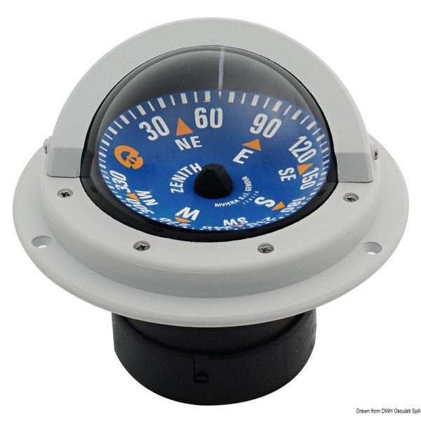 Bussola 3" RIVIERA BZ1/AVG - N°1 - comptoirnautique.com