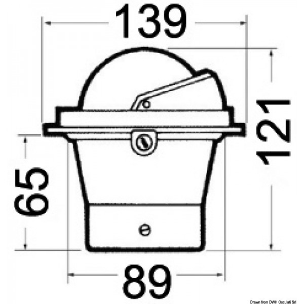 Bussola da 3" RIVIERA BZ1/AVB cassa blu rosa/bianca - N°2 - comptoirnautique.com