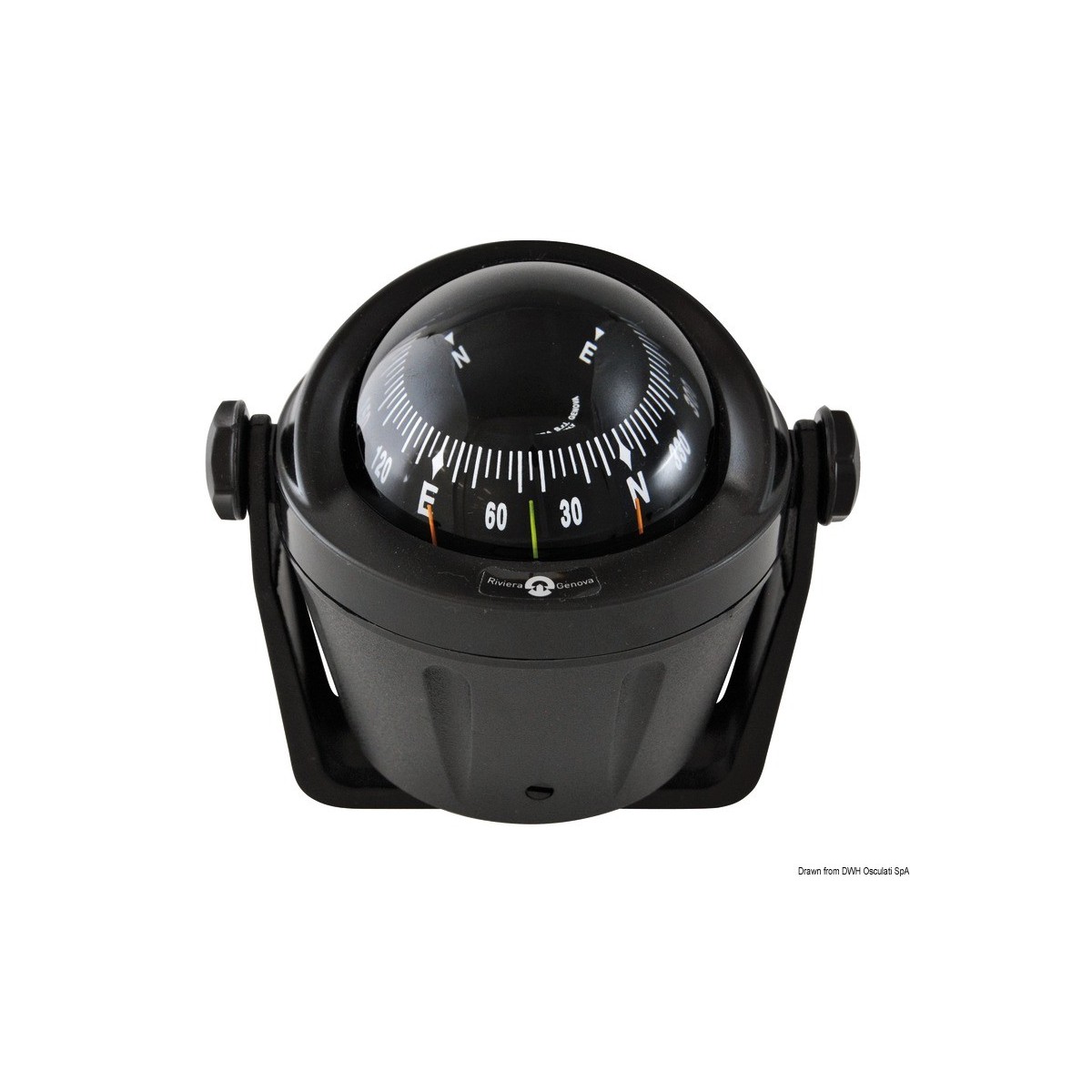 Compac Riviera Riviera Compas Artica sur étrier noir rose frontale noire OSC-25.014.96 ...