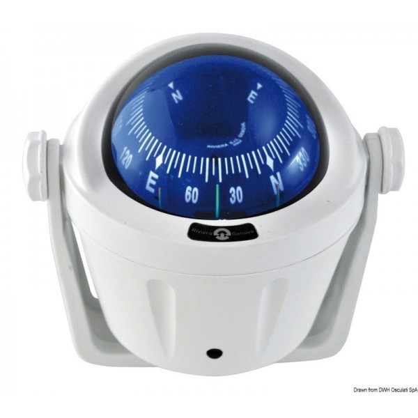 IDRA compact compass pink blaue front. with caliper - N°1 - comptoirnautique.com 