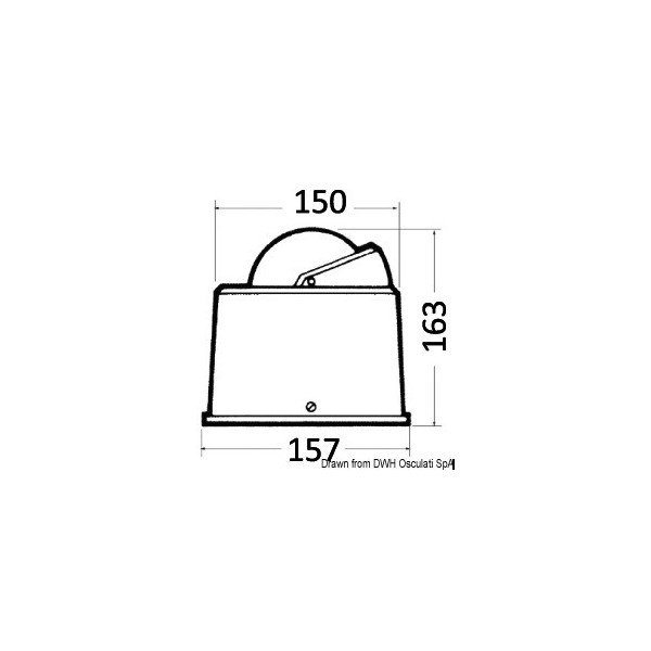 Brújula de 4" RIVIERA BU4 - N°2 - comptoirnautique.com