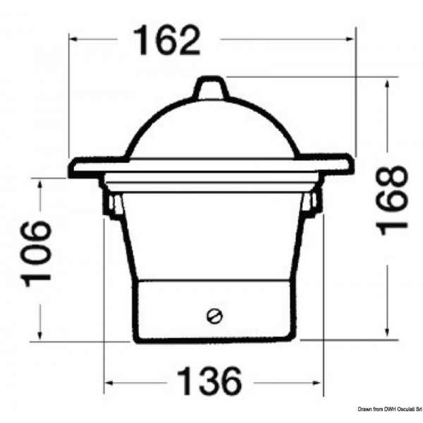 Brújula de 4" RIVIERA BU3 - N°2 - comptoirnautique.com