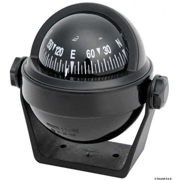 Bussola RIVIERA BS2 2"1/2 rosa nero/cassa nera - N°1 - comptoirnautique.com