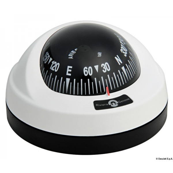 RIVIERA Bussola Ariete nero/bianco/nero - N°1 - comptoirnautique.com