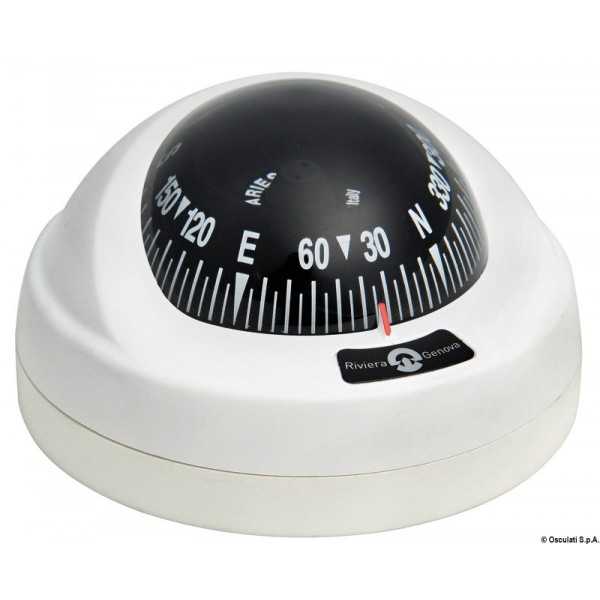 RIVIERA Ariete nero/bianco/bussola bianca - N°1 - comptoirnautique.com