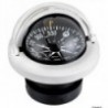 4 "RIVIERA compass with white rose dome/black flat rose case