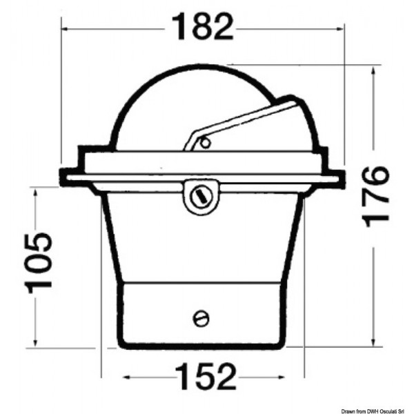 Compas 5" RIVIERA BW3  - N°2 - comptoirnautique.com