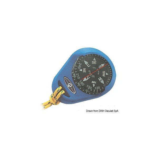 RIVIERA Bussola Mizar con custodia morbida blu - N°1 - comptoirnautique.com